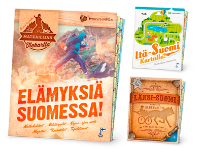 Matkailijan tiekartat - seuranasi Suomen teillä